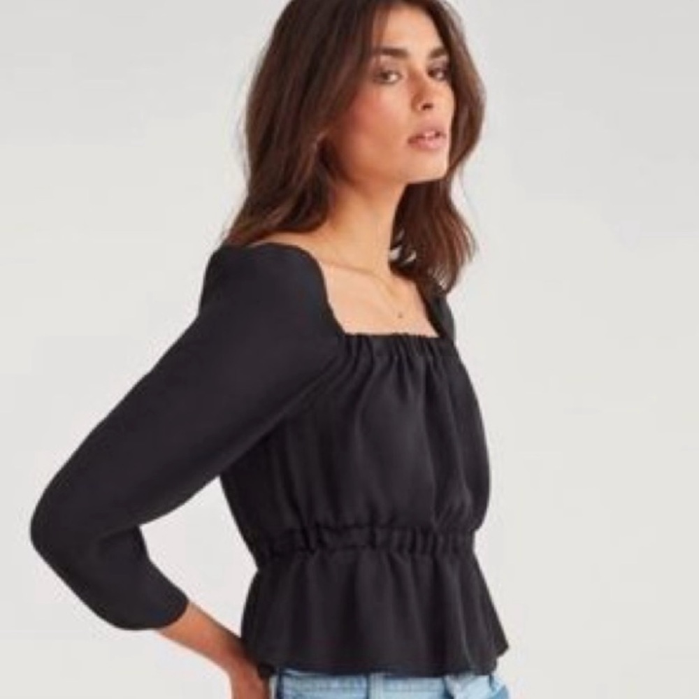 7 for all mankind, square neck top